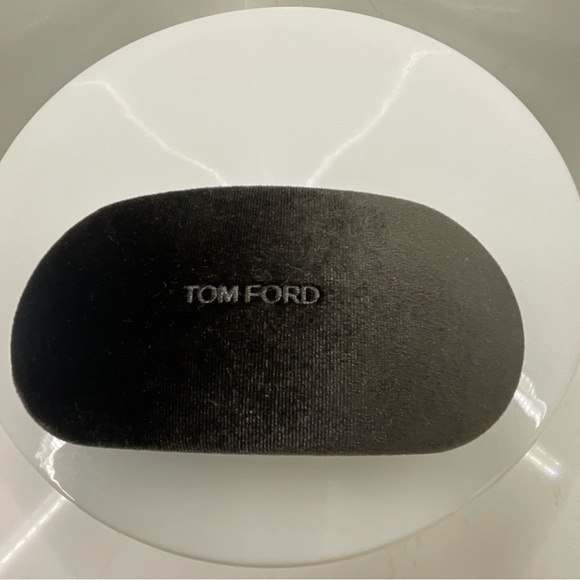 TOM FORD Glasses/Sunglasses  Case Brown Velvet suede-like interior - Picture 1 of 6